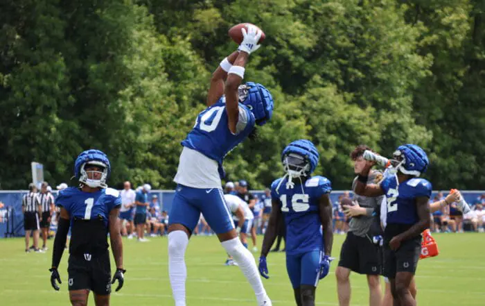 PHOTOS | Colts wide receivers go through drills at training camp