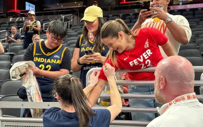 PHOTOS | Caitlin Clark interacts with Fever fans before home opener