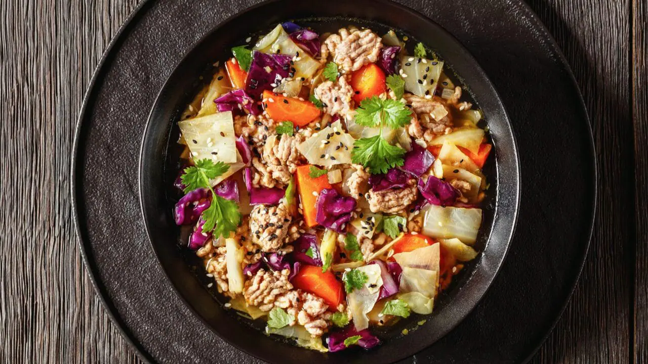 egg roll in a bowl