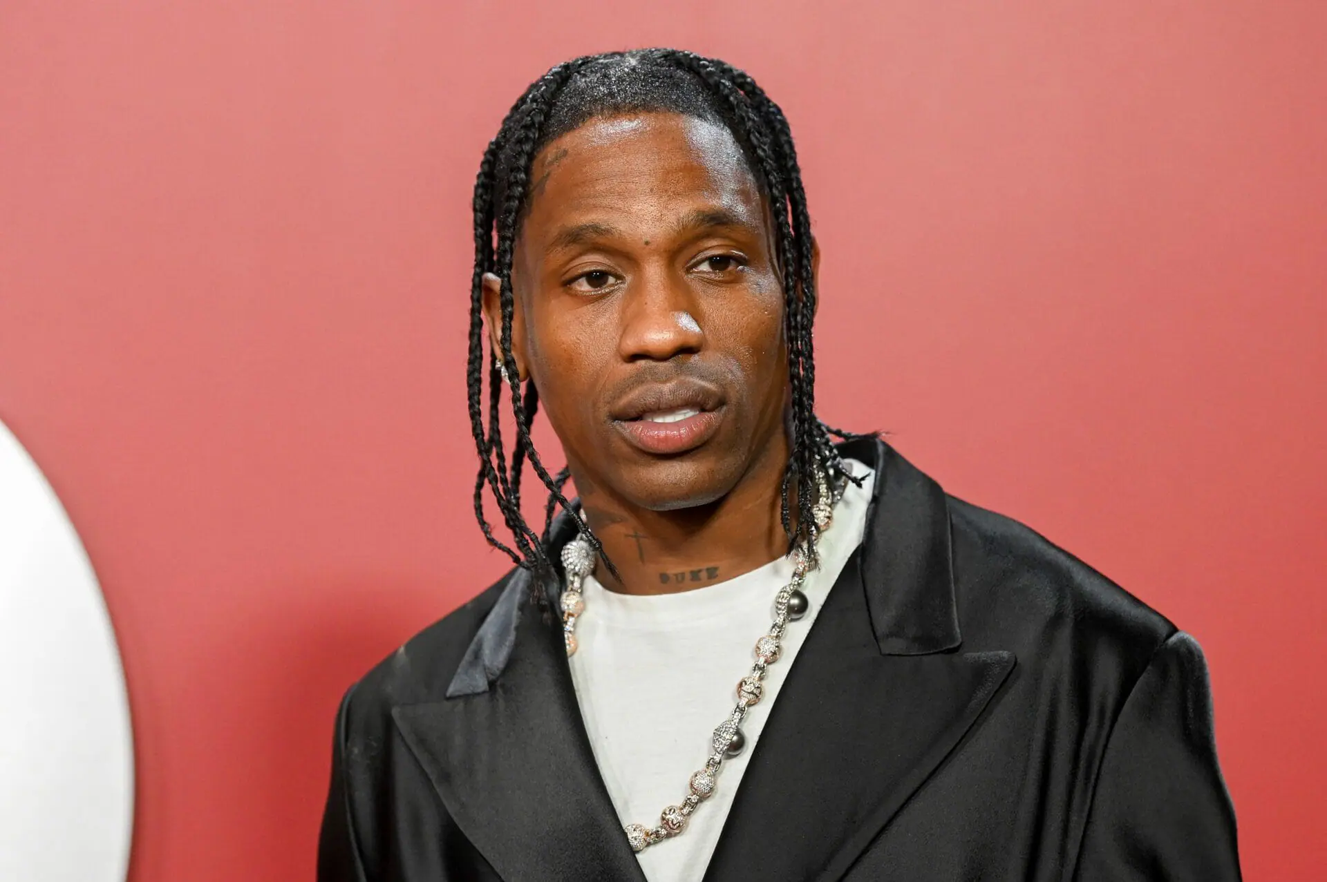 Travis Scott seen in Los Angeles last November was arrested in Paris after getting into a fight with his bodyguard, authorities in the French capital said. (Provided Photo/Gilbert Flores/Variety/Getty Images via CNN Newsource)