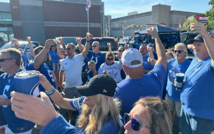 Blue Crew tailgating it up ahead of Colts preseason opener