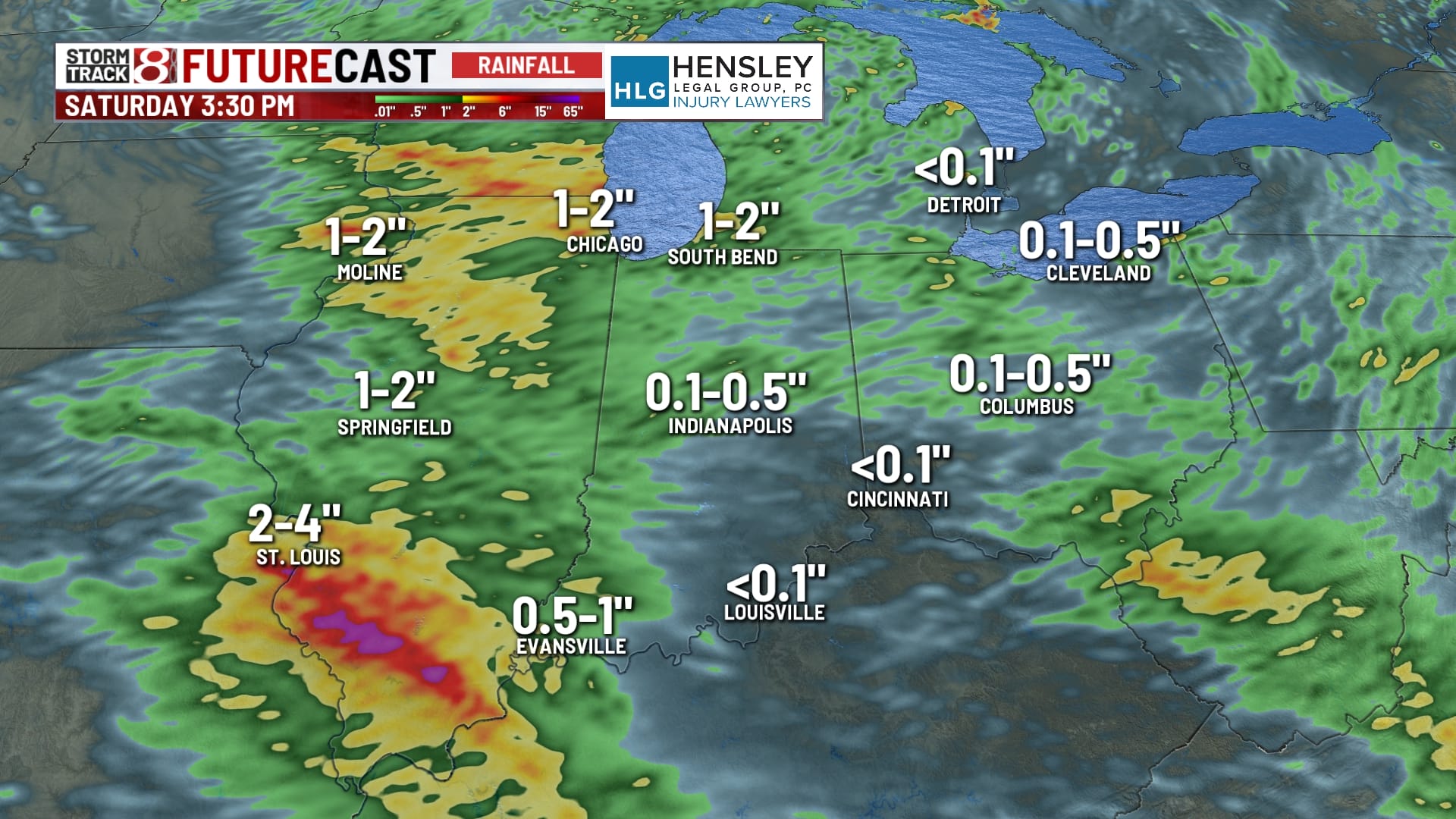 Several rain chances moving in to end the week