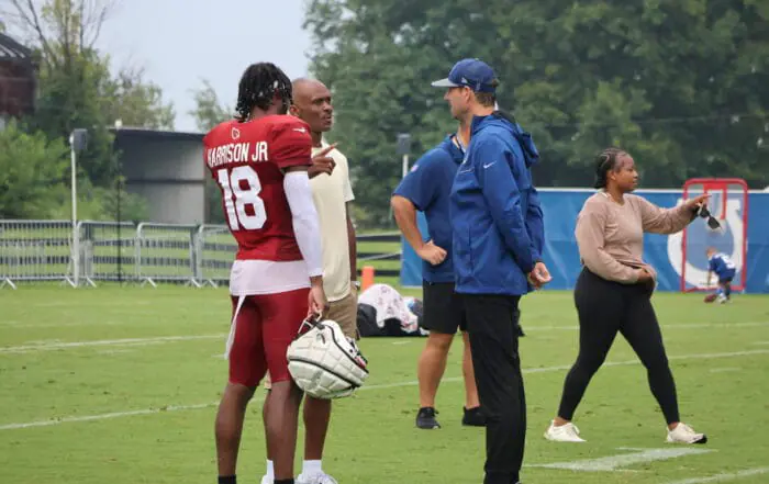 PHOTOS | Marvin Harrison visits Colts training camp