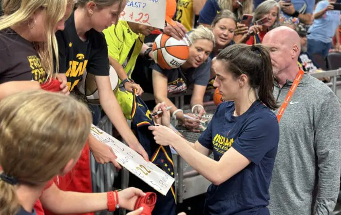 PHOTOS | Fans cheer on the Fever, Caitlin Clark Friday night