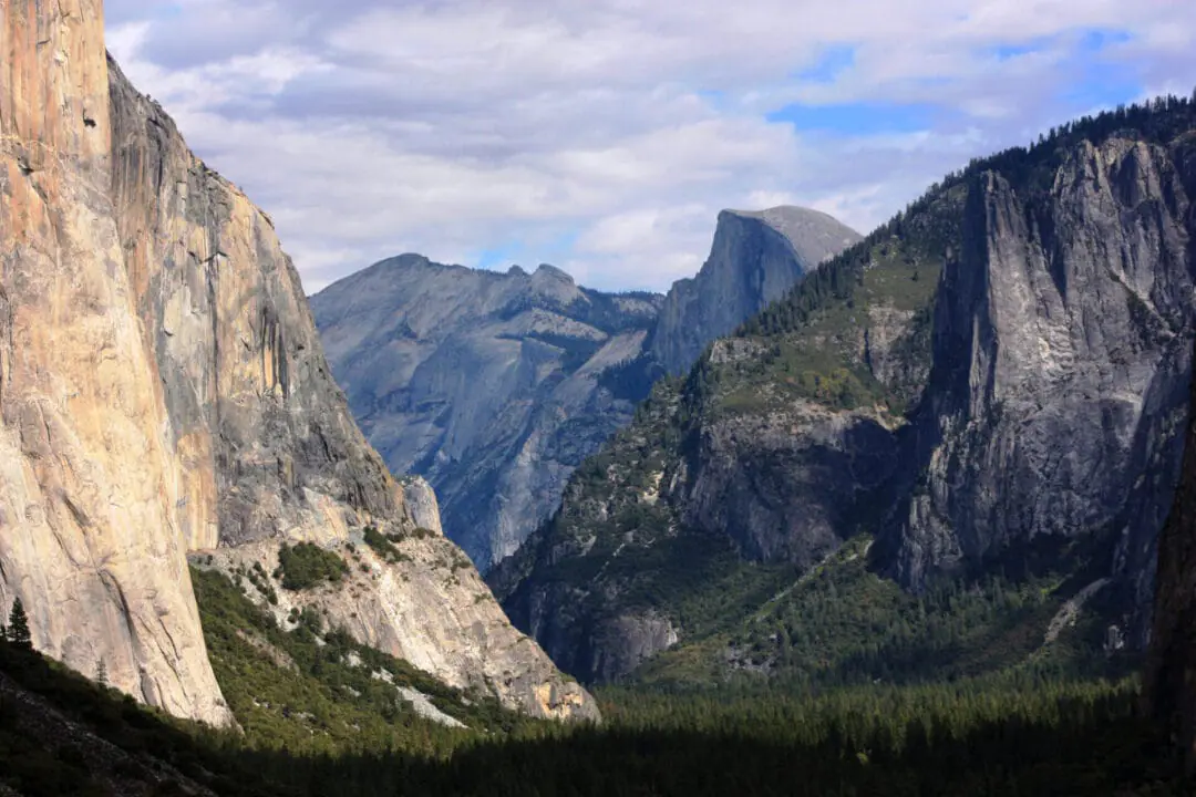 FILE - This Oct. 2, 2013, file photo, shows a view seen on the way to Glacier Point trail in the Yosemite National Park, Calif. (AP Photo/Tammy Webber, File)