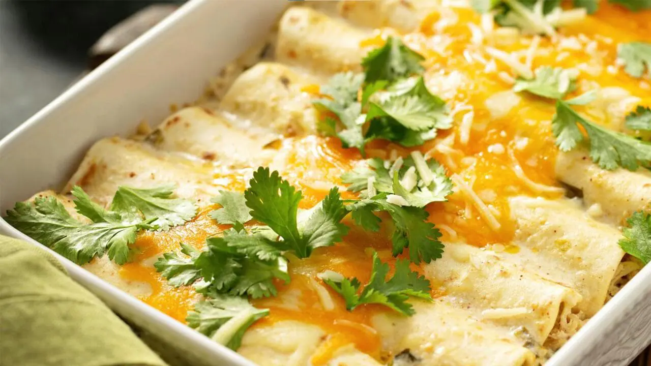 Chicken enchiladas