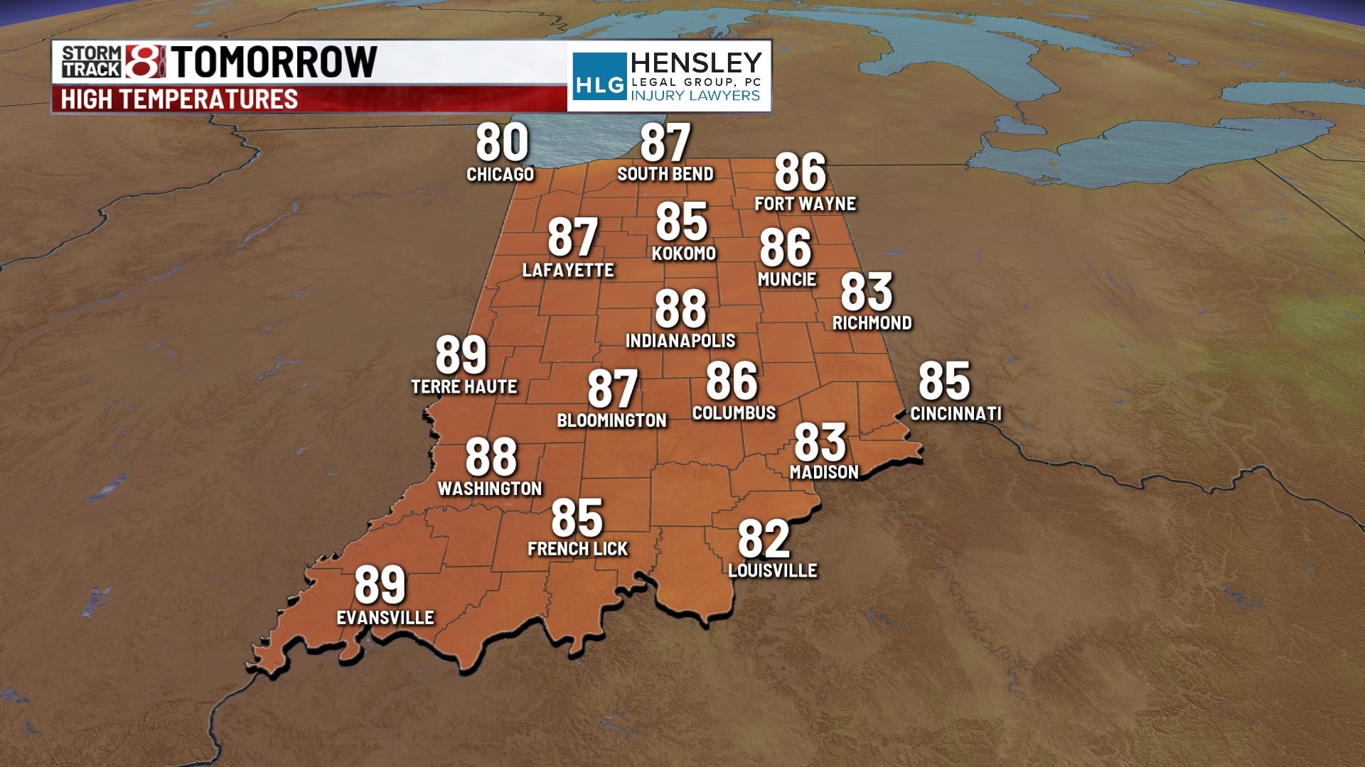 Between the tree and the bark due to dry conditions; hot air through midweek | September 17, 2024 – Indianapolis News | Indiana Weather | Indiana Traffic