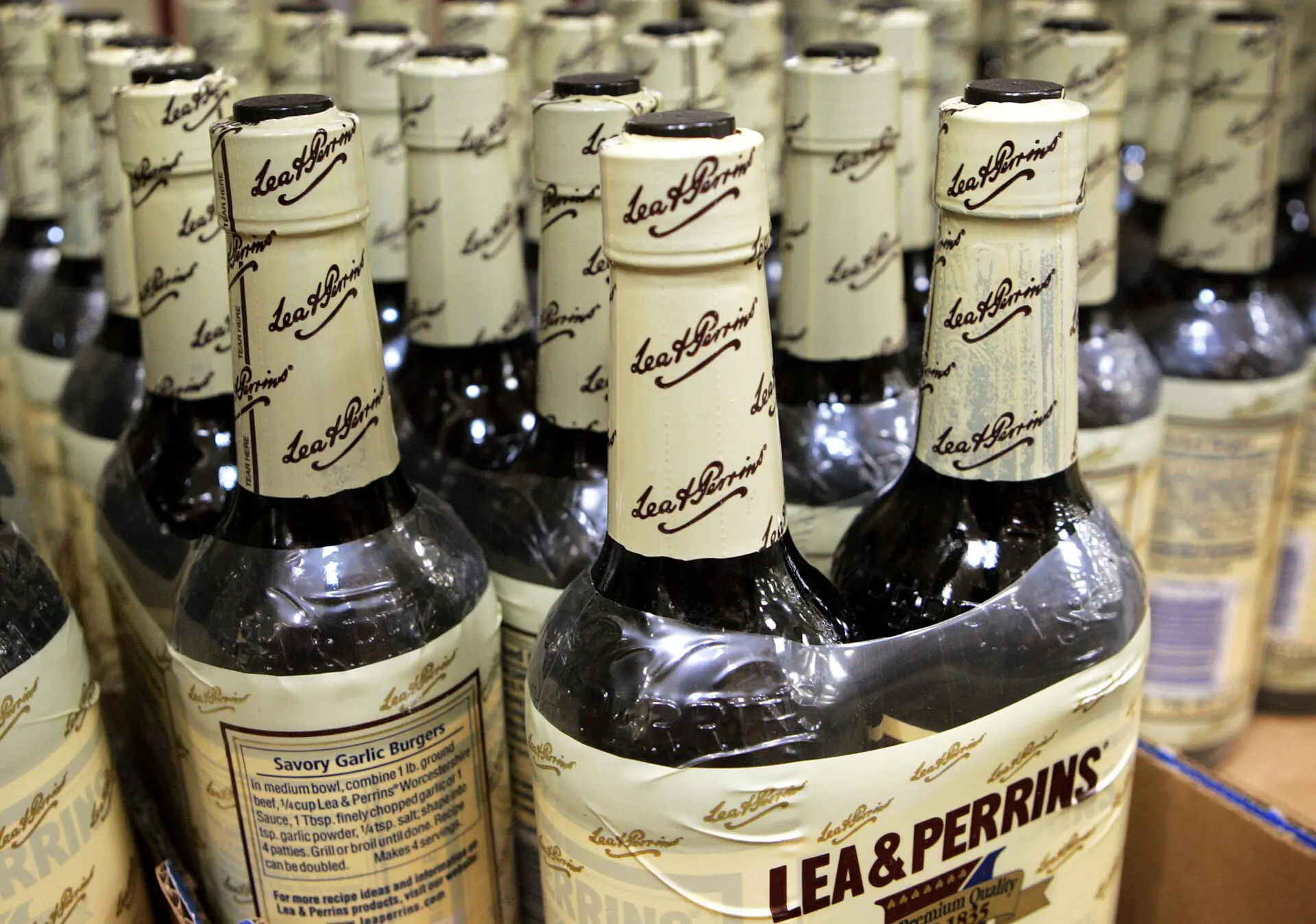 Bottles of Lea & Perrins Worcestershire Sauce for sale at the Costco in Cranberry, Pa., are shown Monday, June 20, 2005. Many foods and drinks have names that can trip up even the most confident speakers, and some of these words come from other languages, while others have unique pronunciations that aren't immediately obvious. The queen of them all is 