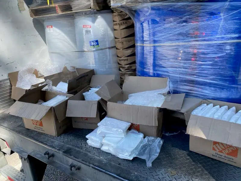 Approximately 124 kilograms, or 273.2 pounds, of cocaine were found in a semi-truck during a traffic stop on I-94 in Porter County. (Provided Photo/Indiana State Police)