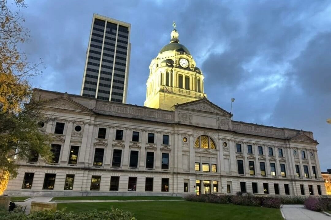 The Allen County Courthouse in Ft. Wayne, Indiana. (WISH Photo)