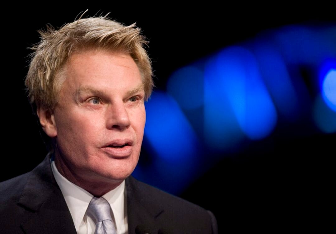 Michael Jeffries, former CEO of Abercrombie & Fitch, speaks at the annual National Retail Federation conference on Jan. 13, 2009 in New York. (AP Photo/Mark Lennihan, File)