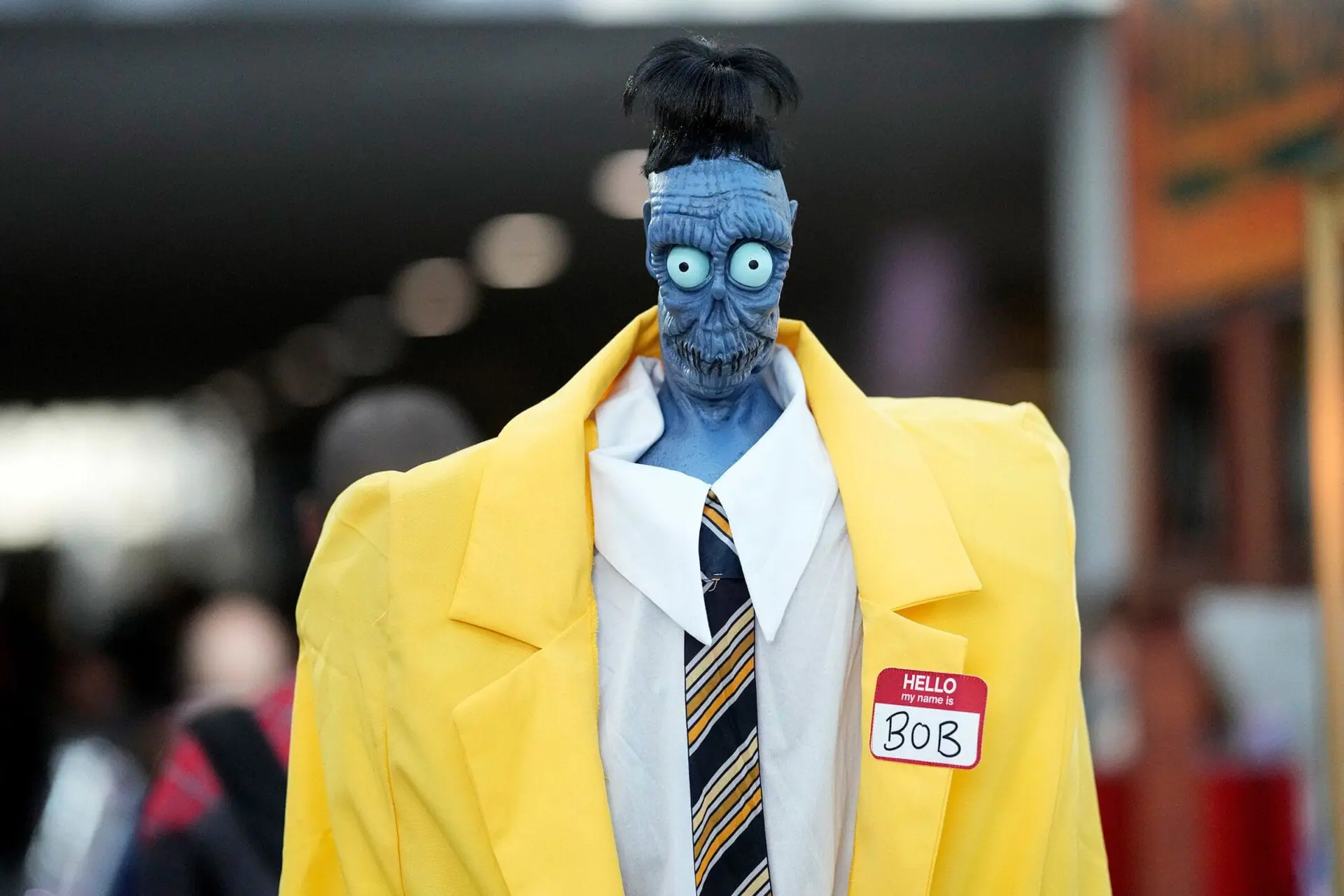 An attendee at this month's New York Comic Con dressed as Bob from 