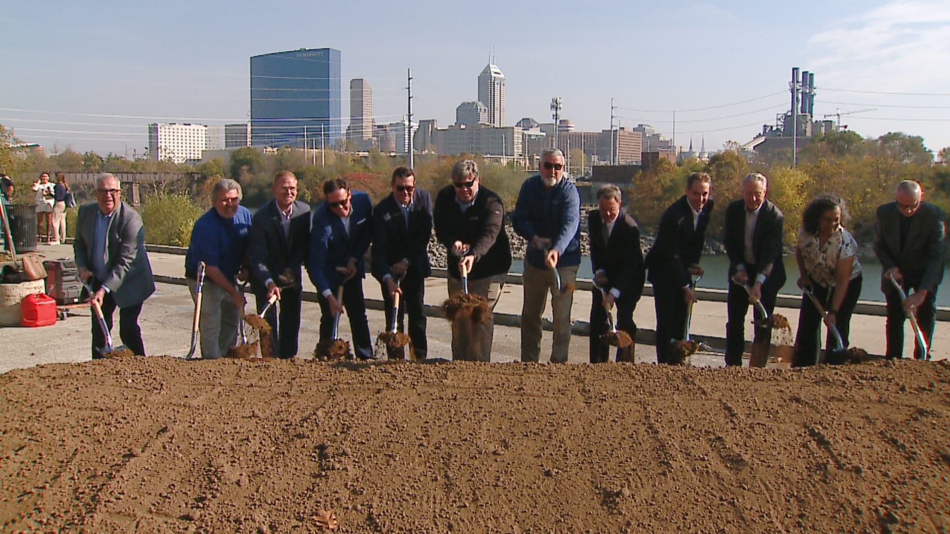 Officials break ground on 13-acre expansion of White River State Park