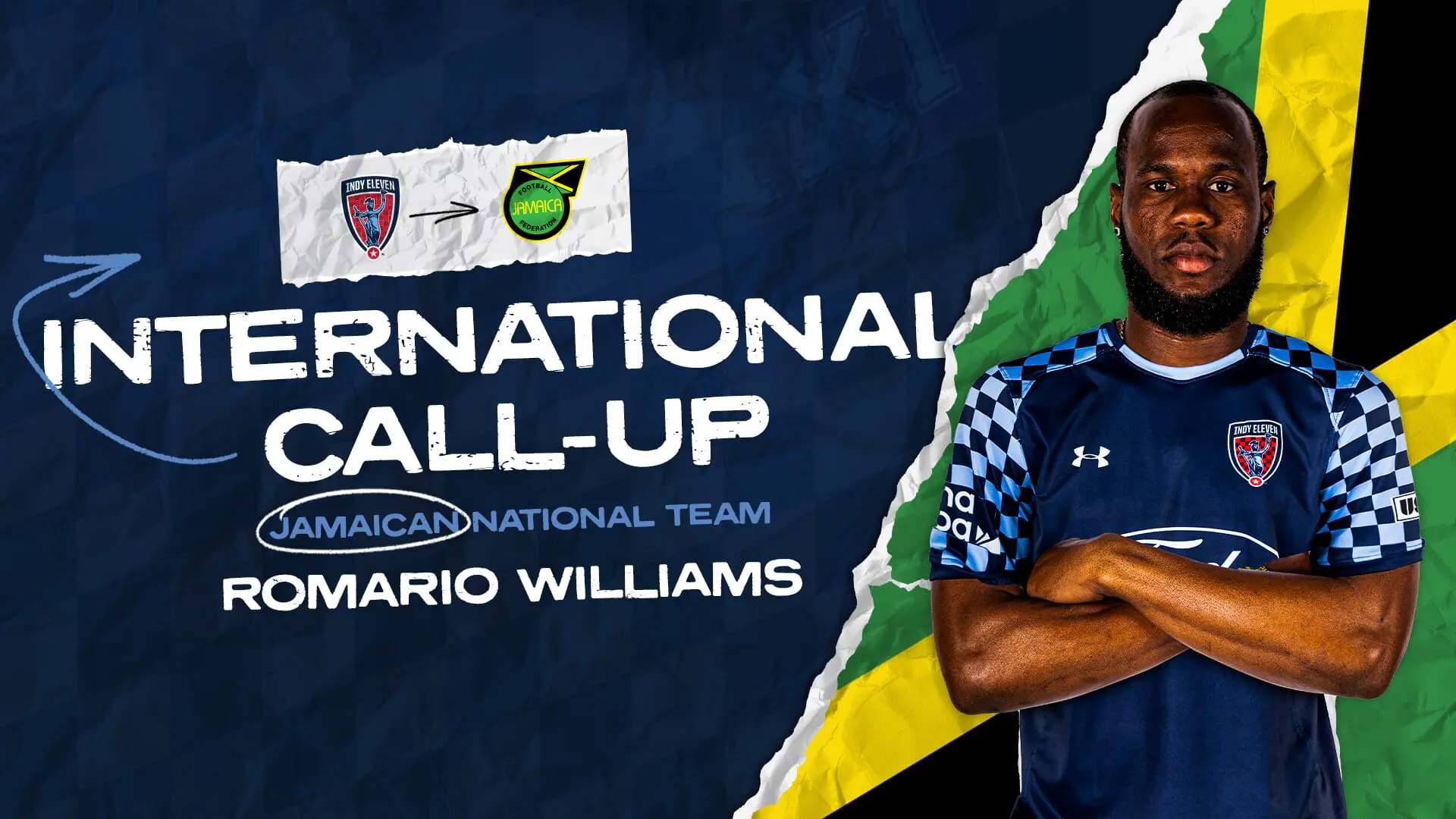 Indy Eleven Striker Romario Williams will play for Jamaica in the CONCACAF Nations League A Quarter-Finals. (Provided Photo/Indy Eleven)