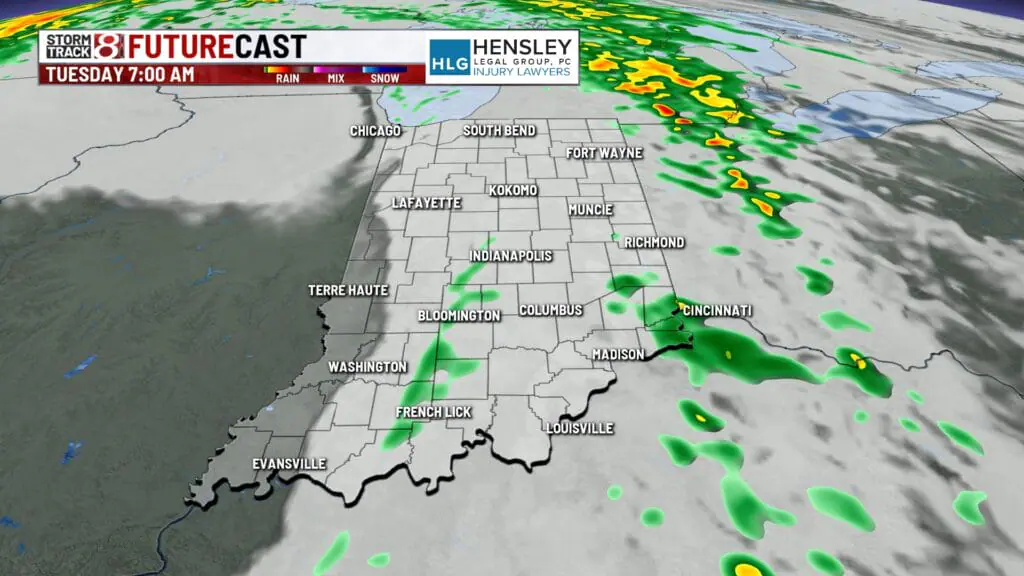 Big forecast swing this week with potential for first flakes of the