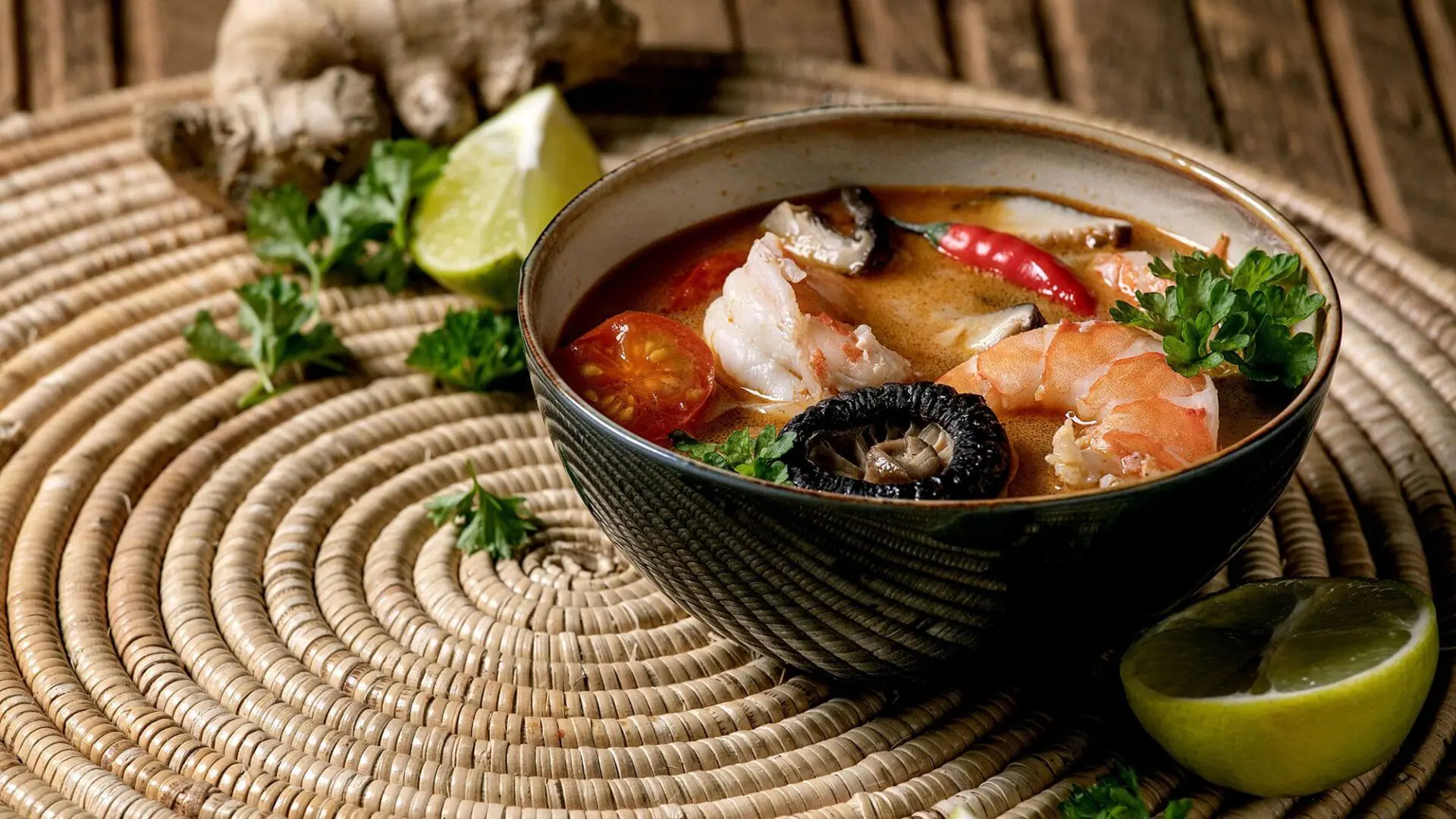 Hitting major taste sensations -- sweet, sour, spicy and salty -- tom yum goong's broth is the ideal environment for sweet, tender shrimp or other seafood. (Provided Photo/Natasha Breen/REDA&CO/Universal Images Group/Getty Images via CNN Newsource)