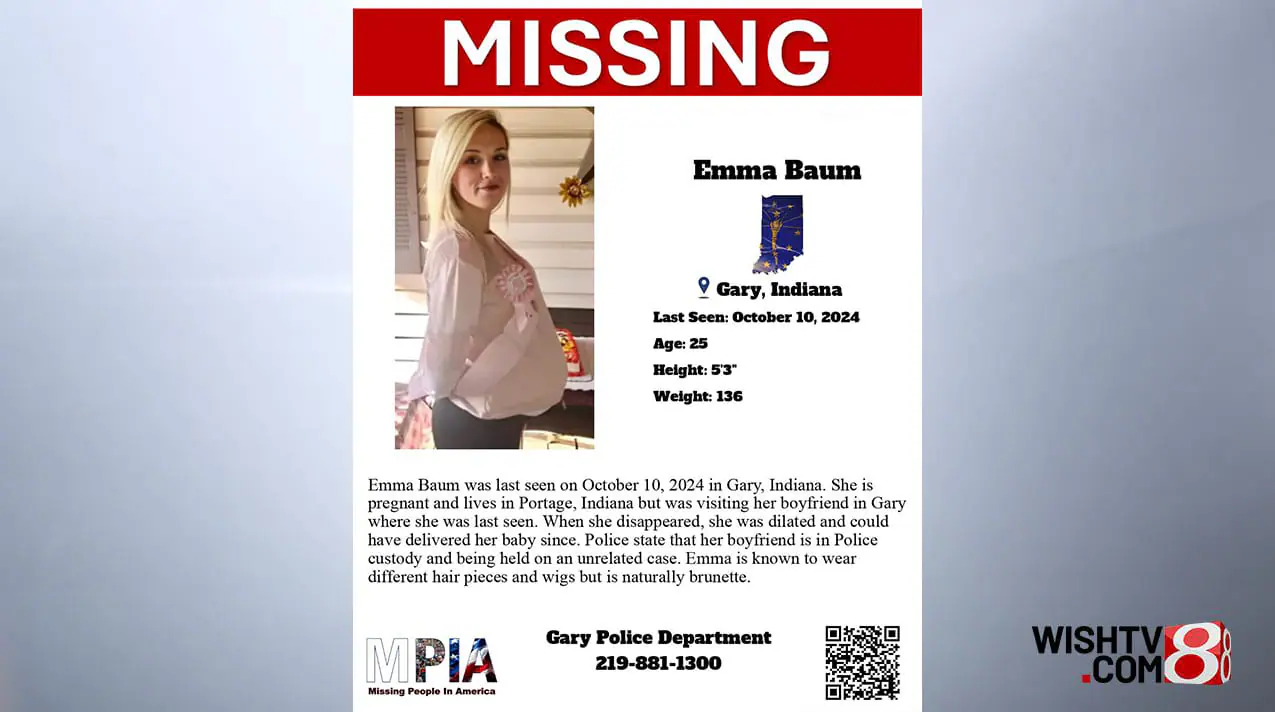 Pregnant Woman From Gary, Emma Baum, Missing Since October 