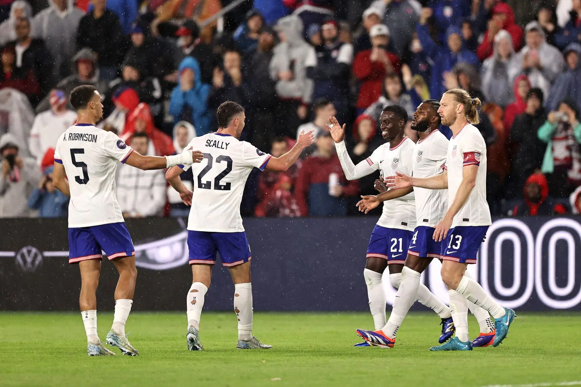 The USMNT reached next year's CONCACAF Nations League semifinals. (Photo by Omar Vega/Getty Images via CNN Newsource)