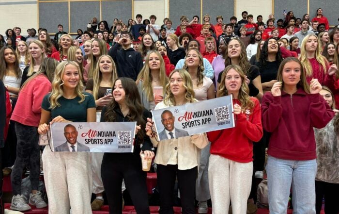 PHOTOS | Fishers High School is presented with The Zone Banner