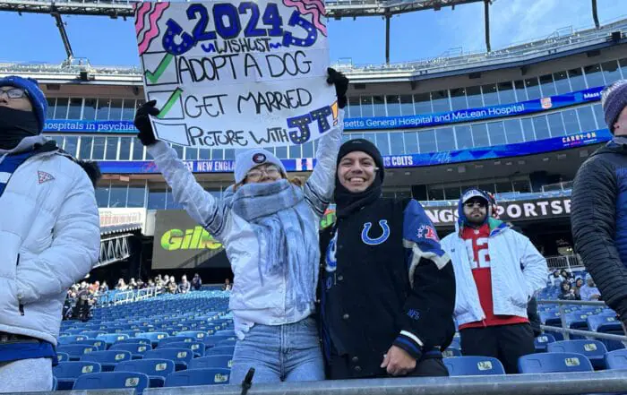 PHOTOS | Colts in Foxborough to face Patriots