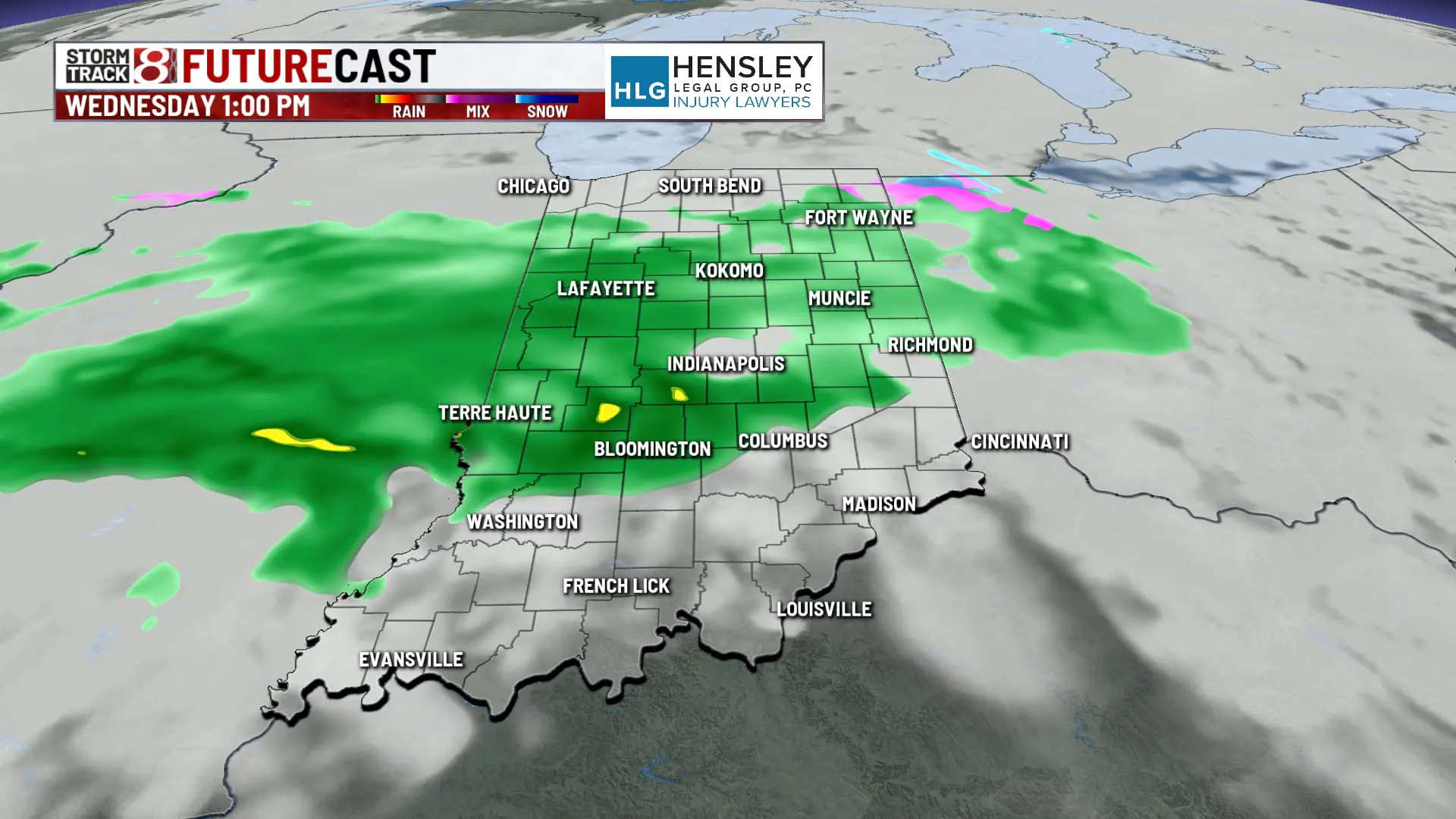 Active and above normal into Christmas Day, stretch of 50s to follow