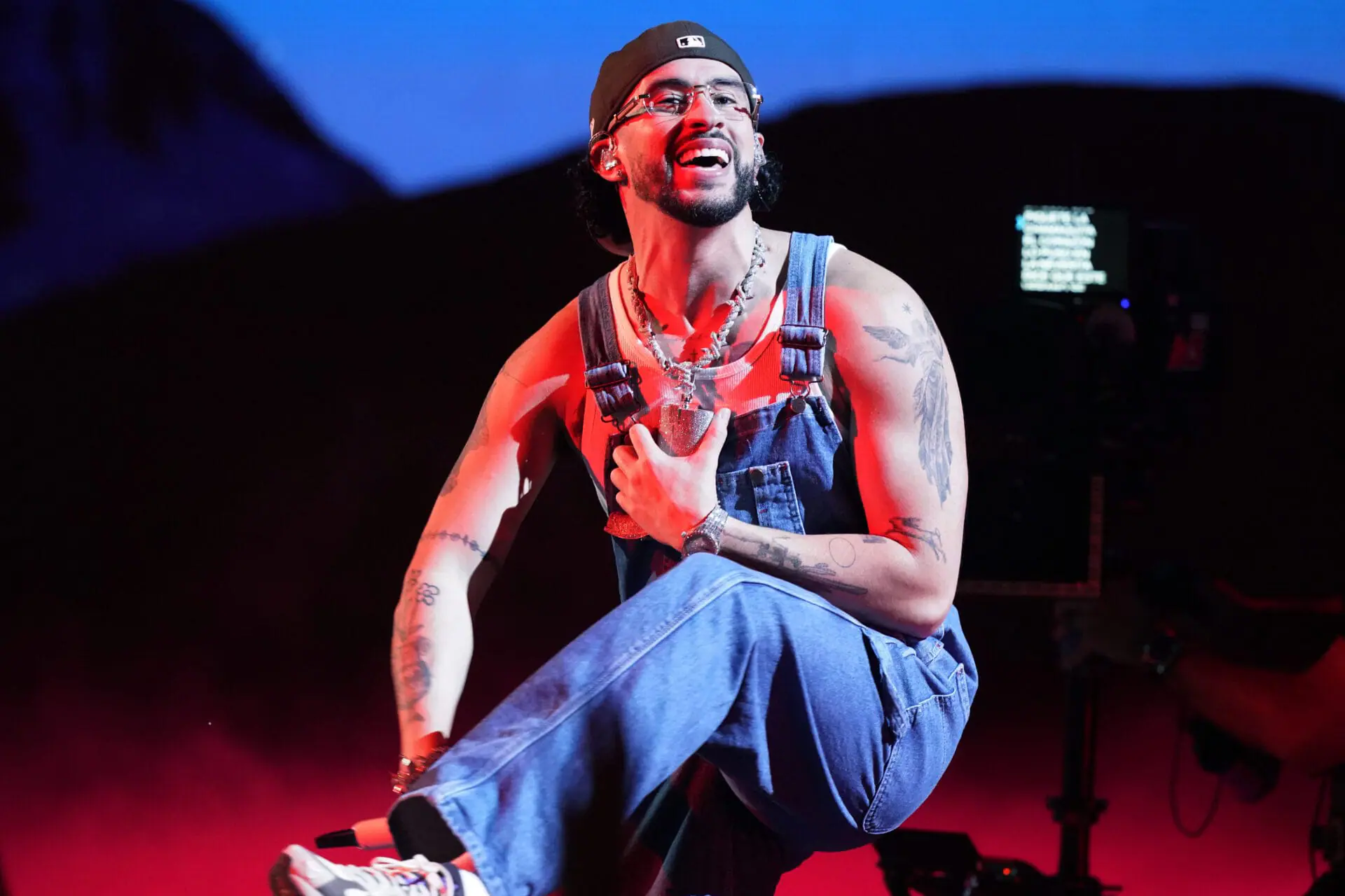 Bad Bunny performs at the Latin Billboard Awards in Coral Gables, Fla., on Oct. 5, 2023. (AP Photo/Marta Lavandier, File)