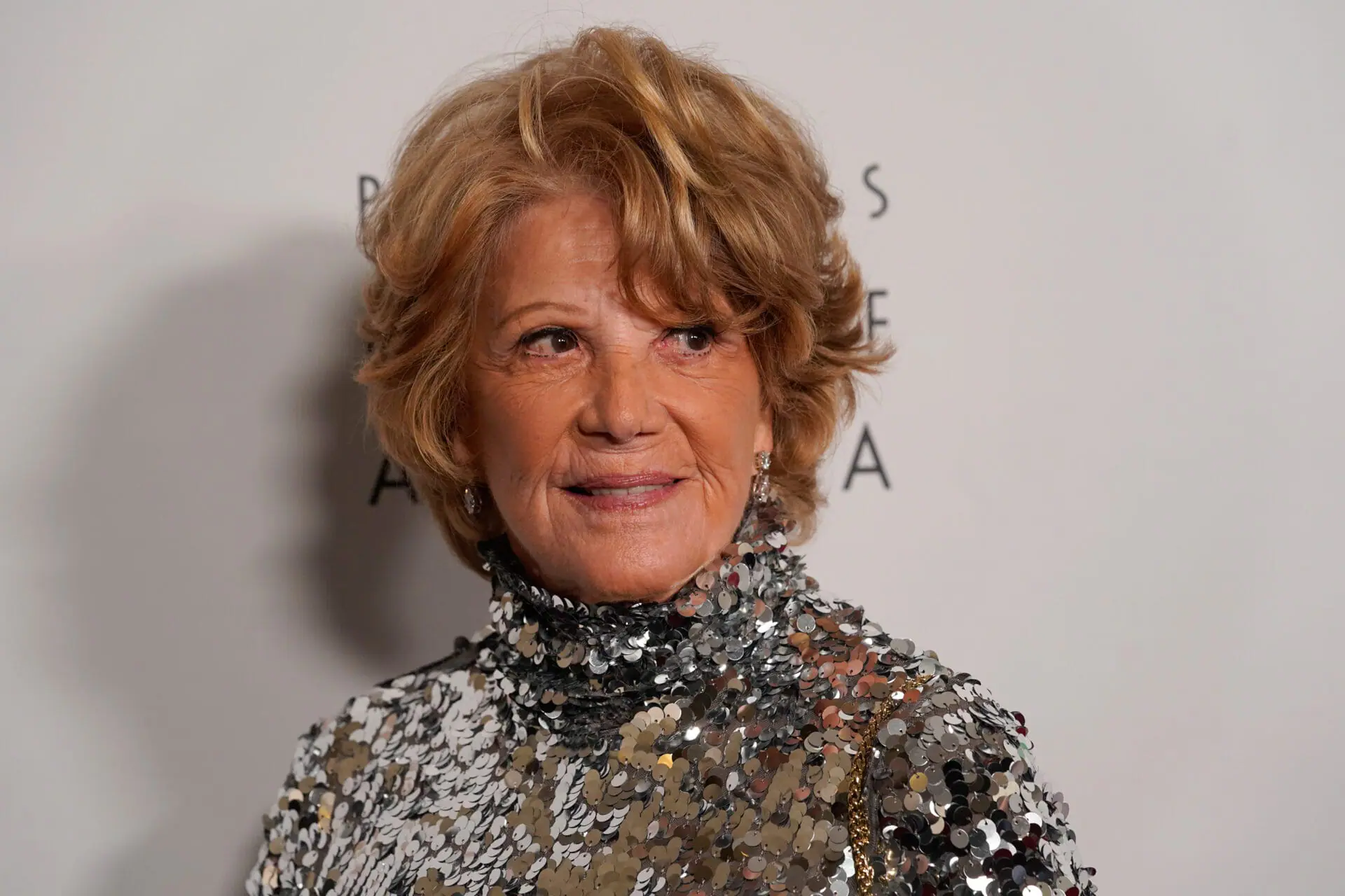 Linda Lavin arrives at the 33rd annual Producers Guild Awards on March 19, 2022, at the Fairmont Century Plaza Hotel in Los Angeles. (AP Photo/Chris Pizzello)