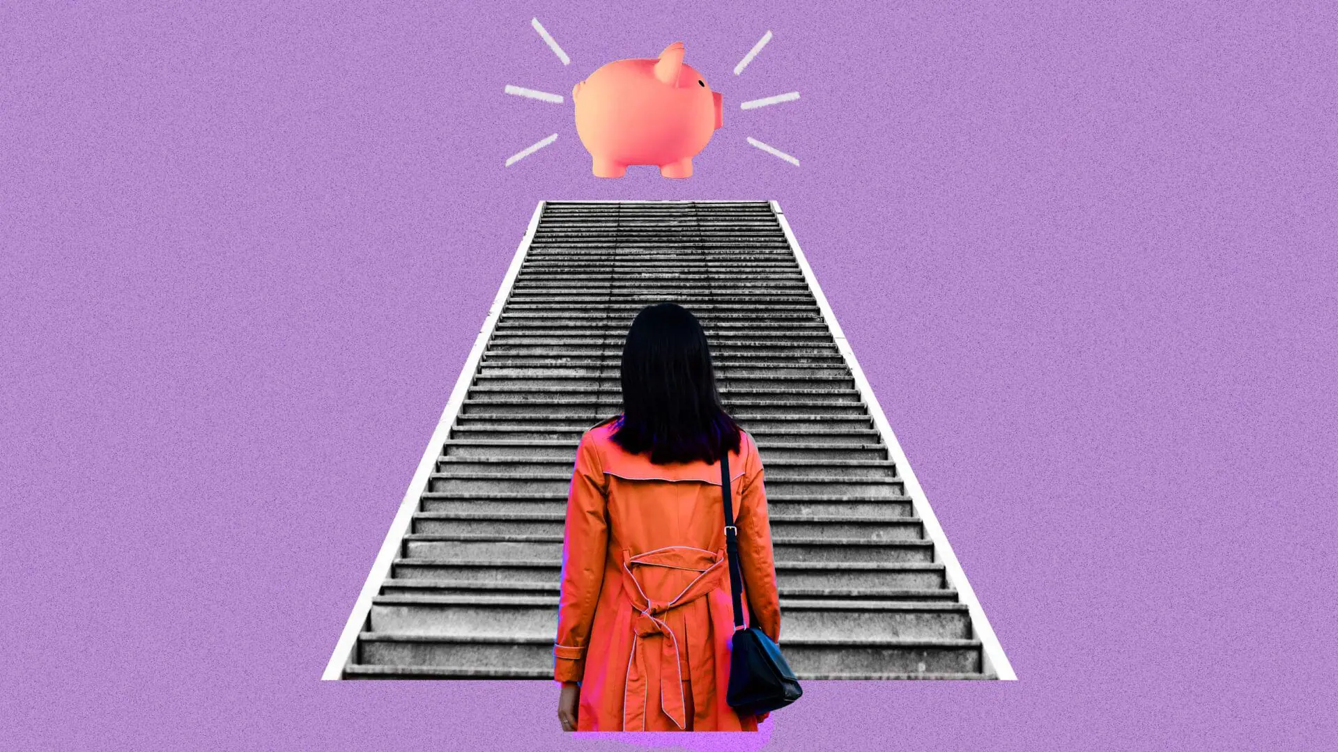 Instead of aiming high to achieve your financial goals, try focusing on a few manageable steps. (Provided Photo/Photo illustration by CNN/Getty Images via CNN Newsource)