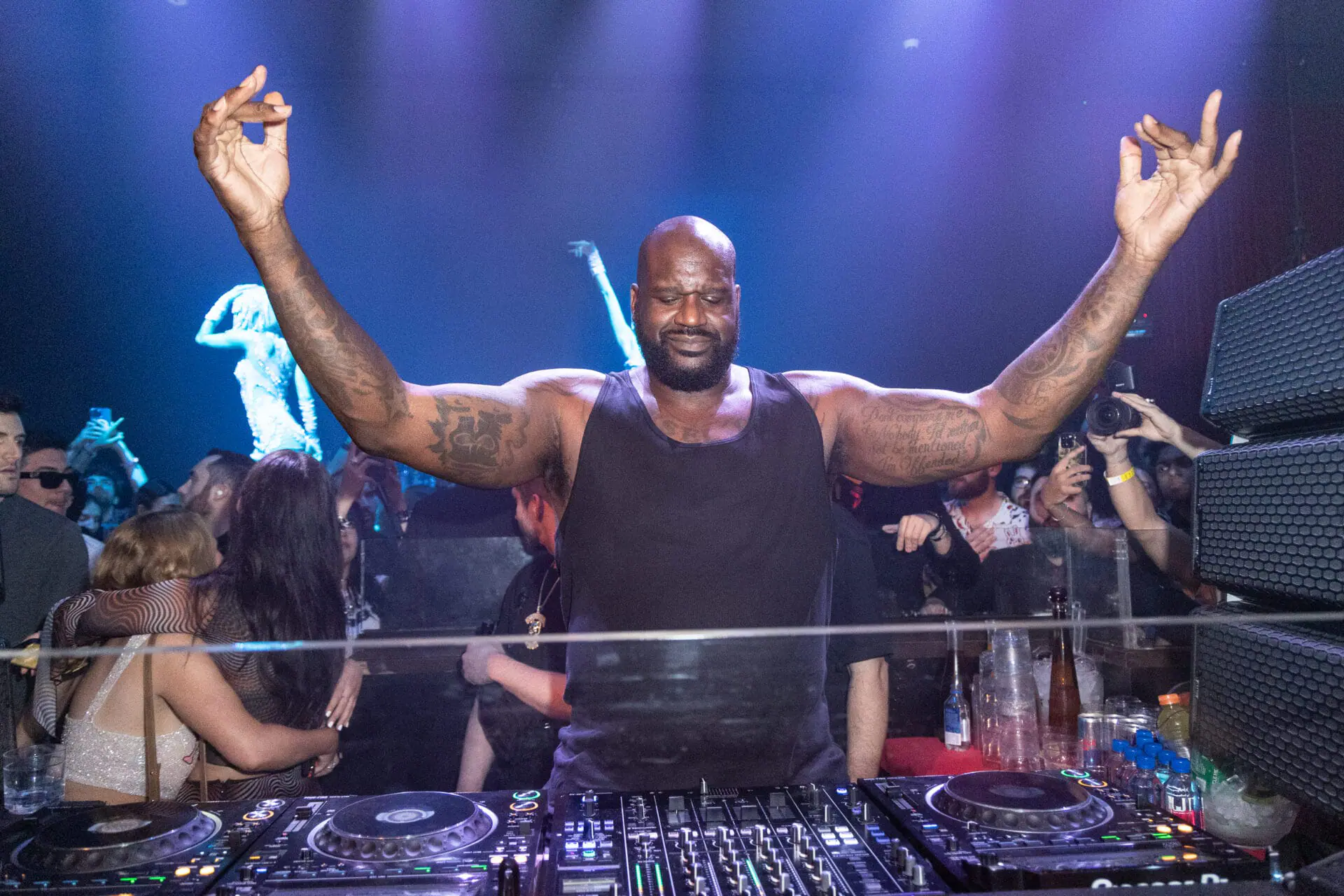 DJ Diesel aka Shaquille O'Neal Performs At E11EVEN Miami on December 31, 2024 in Miami, Florida. (Photo by John Parra/Getty Images for E11EVEN Miami)