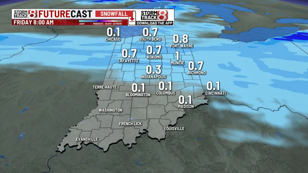 Snow Thursday night, tracking significant winter storm Sunday into