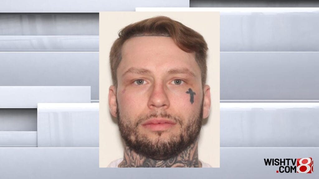 Indiana State Police need help finding 33-year-old Austin Schepers, who is accused of shooting an Orange County sheriff's deputy. Schepers was last seen around 1 a.m. in West Baden. He was driving a silver Pontiac Grand Prix with Indiana plate CRT921. If you see him, call 911. (WISH Photo)