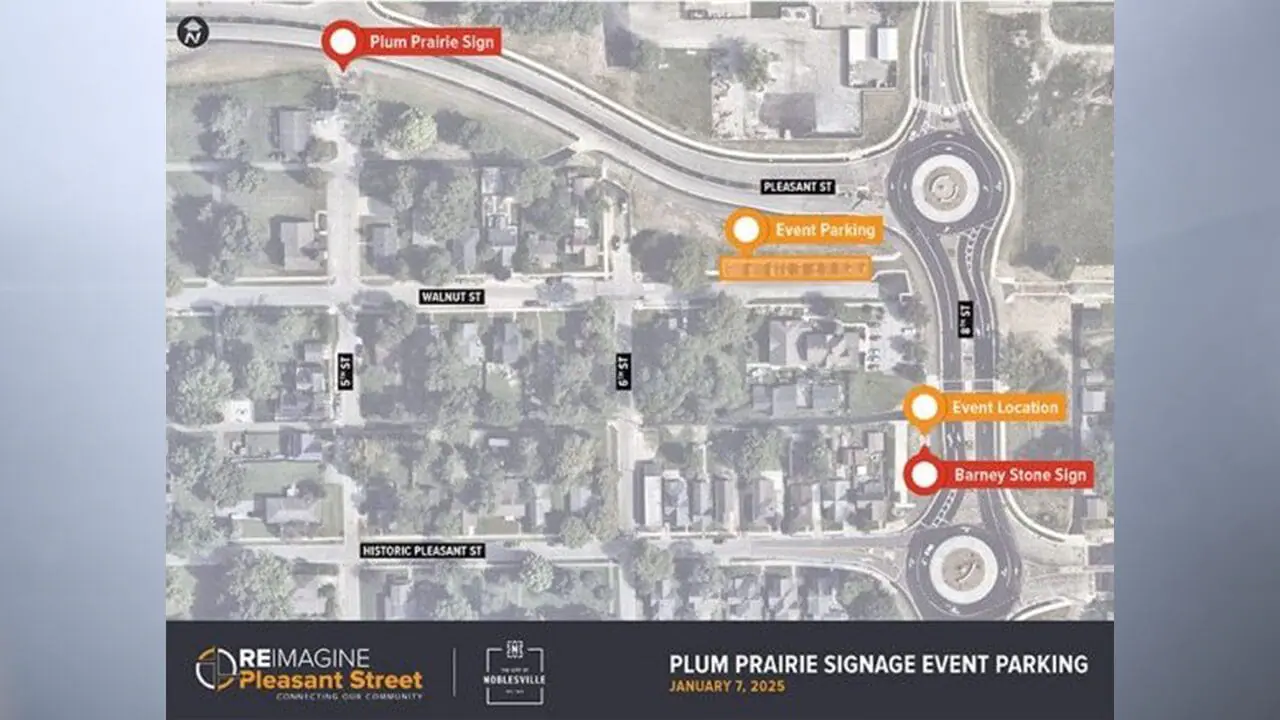 Next week, Noblesville officials and local dignitaries will unveil historic signage celebrating the history of the Plum Prairie neighborhood and Reverend Barney Stone. (Provided Photo/ City of Noblesville / American Structurepoint)