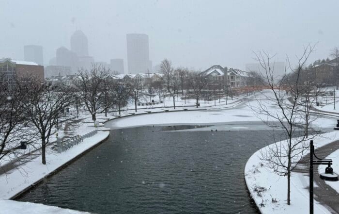 A view of downtown Indianapolis. (WISH Photo/Colin Baillie)